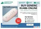 Buy Generic ru486 online offers a private and convenient solution for abortion