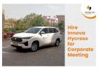 Innova Hycross Car Rental And Hire in Jaipur - Book Now!