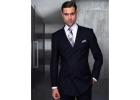 black italian suit