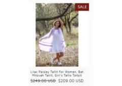 Celebrate The Spiritual Journey with Girls Tallit from Galilee Silks!
