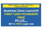 Become a Founding Member and get $97 in Free Login Ads