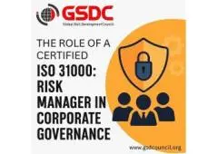 The Role of a Certified ISO 31000:2018 Risk Manager in Corporate Governance.