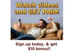 Watch videos and GET PAID!