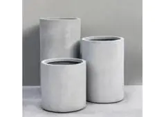 Elevate Your Outdoor Aesthetic with a Stylish Grey Slim Pot