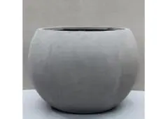 Elegant Grey Orb Planter for Stylish Outdoor Spaces