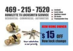Locksmith Rowlett TX