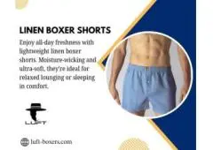 Breathe Easy: Luxurious Linen Boxer Shorts for Modern Men