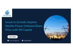 Invest in Growth: Explore Sterlite Power Unlisted Share Price with SN Capital