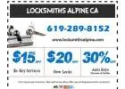 Locksmiths Alpine CA