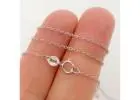 14k white gold chain