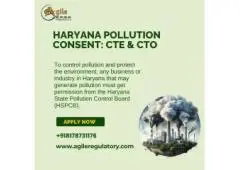 Get Haryana Pollution Board Consent – CTE/CTO Support