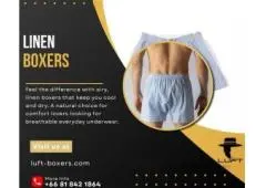 Linen Boxers for Men: Ultimate Breathability Meets Everyday Style