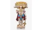 Powerful Marble Hanuman Ji Statue – Shankeshwar Moorti