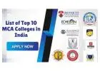 Admission open on MCA Courses