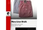 Stay Cool in Style: Breathable Mens Linen Briefs
