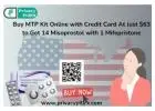 Buy MTP Kit Online with Credit Card At Just $63 to Get 14 Misoprostol with 1 Mifepristone