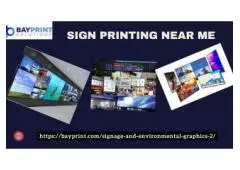 Choose the best quality sign printing near me in San Francisco for all your printing needs