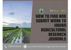 Explore Innovation with Indian Agricultural Research Journals