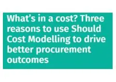 Should Cost Modelling: Boost Procurement Efficiency and Savings