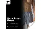 Experience Everyday Luxury with Breathable Linen Boxer Shorts
