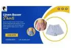 Linen Boxer Shorts – Breathable Comfort for Everyday Wear