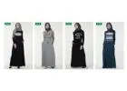 Paris Symbol Baisc Everyday Wear Abaya Dress
