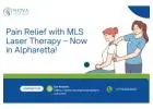 Pain Relief with MLS Laser Therapy