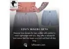 Timeless Comfort with Linen Boxers Mens Collection