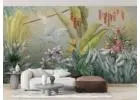 Flourishing Garden Green Plants & Flowers Wallpaper Mural
