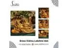 Buy Brass Vishnu Lakshmi Idol Statue