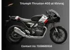 Triumph Thruxton 400 Price in India Café Racer Inspired Classic