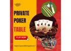 Private Poker Table
