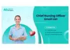 Reach out to 10,789+ Chief Nursing Officers with our premium database