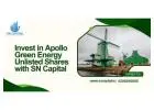 Invest in Apollo Green Energy Unlisted Shares with SN Capital