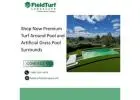 Premium Turf Around Pool | Artificial Grass Pool Surrounds by FieldTurf Landscape
