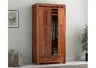 Compact Wooden Wardrobe for Bedroom – Smart Storage Solution