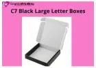 Sleek C7 Postal Boxes – Premium Black Letterbox Boxes for Stylish Shipping
