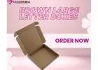 Brown Mailing Boxes – C7 Large Letter Kraft Box for Secure Mailing & Shipping