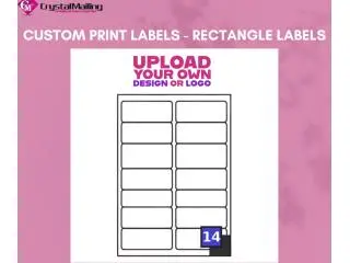 Custom Print Labels – Rectangle Labels (99.1 × 38.1 mm Matt) Custom Print Labels – Rectangle Labels (99.1 × 38.1 mm Matt)