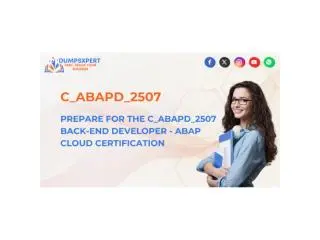 100% Passing Guarantee | C_ABAPD_2507 SAP Exam Dumps from DumpsXpert 100% Passing Guarantee | C_ABAPD_2507 SAP Exam Dumps from DumpsXpert