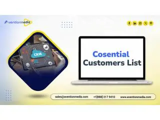 Our Cosential Customers List Provides Direct Line of Communication with Your Targeted Professionals! Our Cosential Customers List Provides Direct Line of Communication with Your Targeted Professionals!