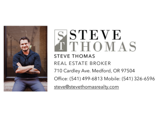 Steve Thomas – Your Expert Guide to Medford Homes and Properties Steve Thomas – Your Expert Guide to Medford Homes and Properties