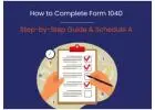 IRS form 1040 tax instructions