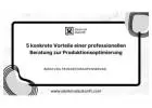5 konkrete Vorteile einer professionellen Beratung zur Produktionsoptimierung