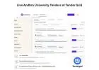 Live Andhra University Tenders at Tender Grid