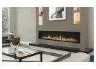 Buy Low Profile Linear 35" Direct Vent Gas Fireplace – DRL3535 with Blower Fan & Remote
