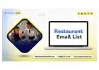 Purchase Our Verified Restaurant Email List Now for Huge Sales & ROI!
