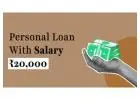 Smart Tips for Getting a Personal Loan on 20000 Monthly Salary