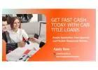 Fast Cash Car Title Loans Langley