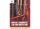 Get Certified Chapter 7 Bankruptcy Law Firm